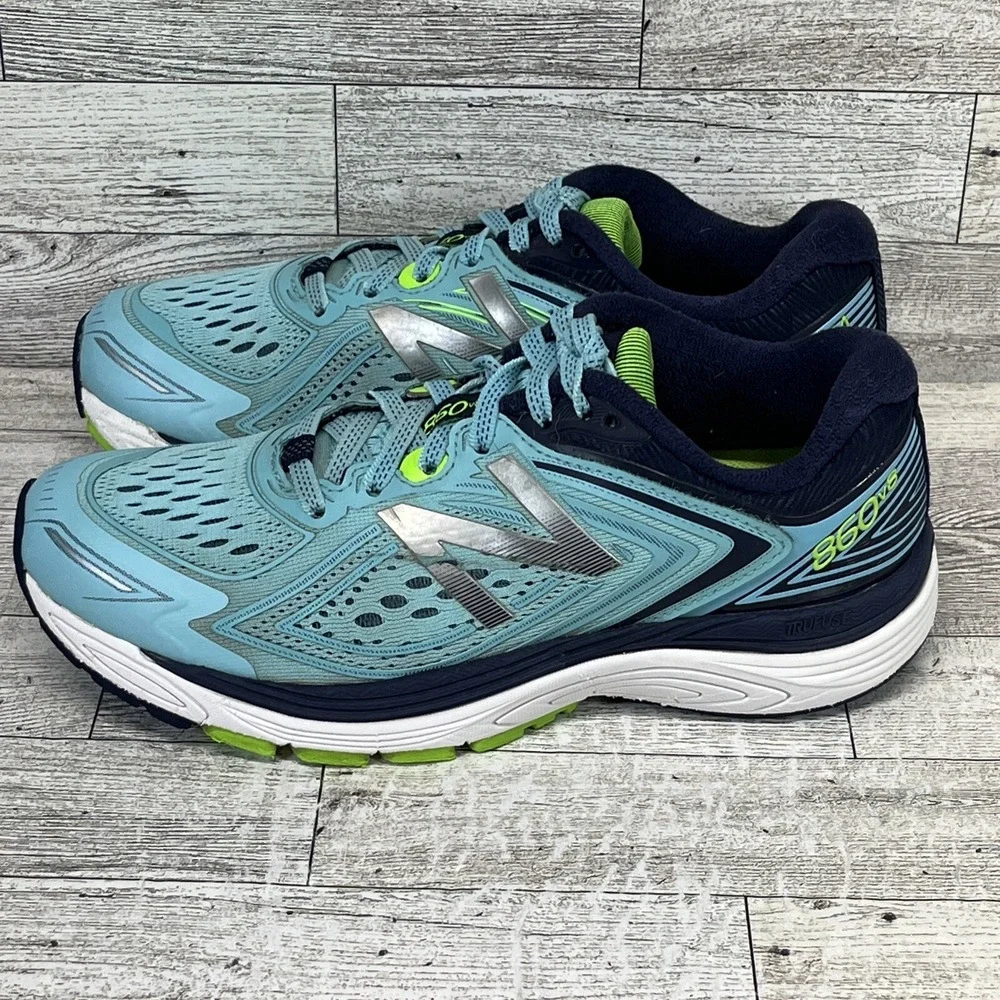 New Balance 860v8 Blue Aqua Running‎ Shoes W860BN8 Women Size 6